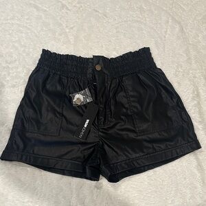 Fashion Nova Black High Waist Shorts